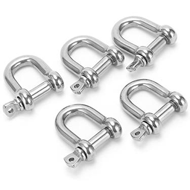 Imagem de Ganchos de amarração D, compactos práticos e convenientes Ganchos de amarração D para transporte terrestre para descarga de mercadorias para navios para aplicações domésticas