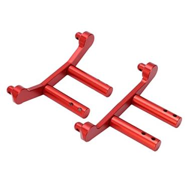 Imagem de RiToEasysports Kit de montagem de carroçaria de carro RC, liga de alumínio, suporte de estrutura para coluna traseira de controle remoto compatível com pilares de carro ARRMA Typhon 1/10 (vermelho)
