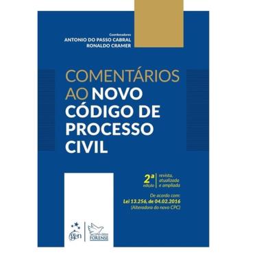 Imagem de Comentarios ao Novo Codigo Processo Civil -02Ed/16 + Marca Página
