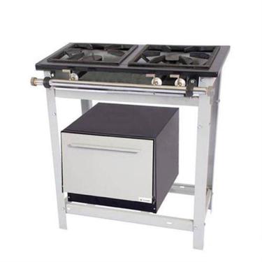 Imagem de Fogão Venâncio Extra 2 Bocas 1 Dupla com Forno E2d1f