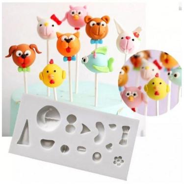 Imagem de Molde De Silicone Bichinhos Fucinhos Animais