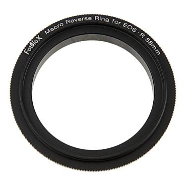 Imagem de Anel reverso macro 58mm compatível com Canon RF - Adaptador de montagem de câmera para filtro de rosca de 58mm para câmeras sem espelho Canon RF Mount