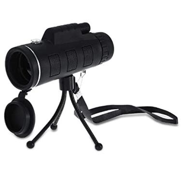 Imagem de Telescópios monoculares adultos 40x60, lentes Bak4 Prism Fmc de alto desempenho, telescópios à prova d'água com adaptador para smartphone suporte de tripé para viagens, shows, esportes etc. Pequena surpresa