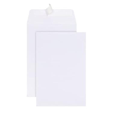 Imagem de Envelopes de catálogo Selo limpo (TM) da Office Depot, 15 cm x 23 cm, branco, caixa com 250 unidades, 77919