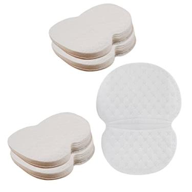 Imagem de Milageto 100x absorventes de suor descartáveis para as axilas, adesivos confortáveis para as axilas absorvem o suor para pessoas mulheres e homens, Sem sabor