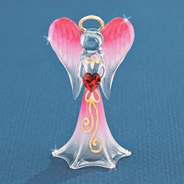 Imagem de Anjo Angelique Vermelho de Vidro Barão