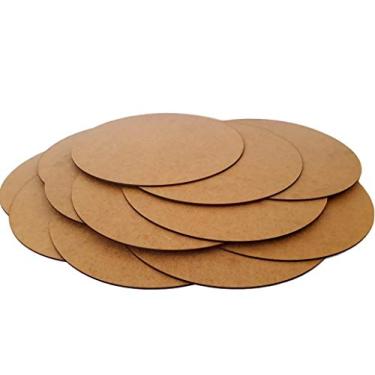 Imagem de 10 Sousplat Suplá Suplat Provençal Liso Mdf - 35x35 Ref3