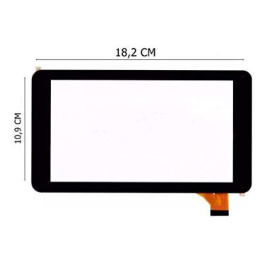 Imagem de Tela Touch Tablet How Quad A0011-c A0011c 18,2 CM X 10,9 CM