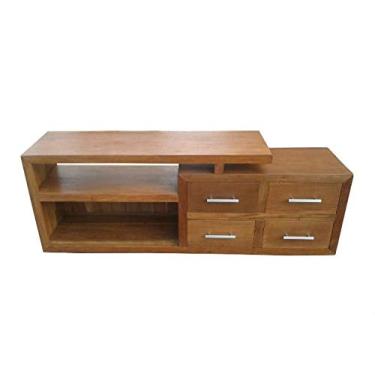 Imagem de Rack Rústico Moscou em Madeira de Demolição - Cód 2337