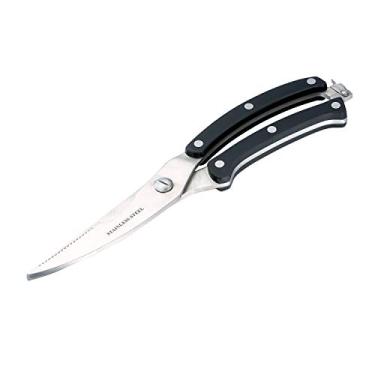 Imagem de Tesoura de cozinha Extaum, tesoura de cozinha de aço inoxidável para aves para frango, pato, peixe, osso, frutos do mar, lâmina premium, tesoura de alimentos