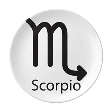 Imagem de Novembro, outubro, Constelação de Escorpião, Prato Decorativo de Porcelana, Prato de Jantar