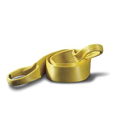 Imagem de WARN 88995 Correia protetora de tronco de guincho de nylon para guincho, alça de aparelhamento, capacidade de 15 toneladas (13,6 kg) de capacidade, 10 cm de largura x 2,3 m de comprimento, amarelo