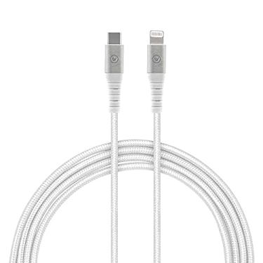 Imagem de Cabo MFi para USB-C Hard Cable em Poliéster Branco
