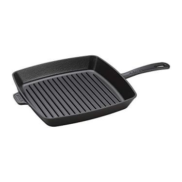 Imagem de STAUB Frigideira quadrada de ferro fundido, 30,5 cm, preto fosco