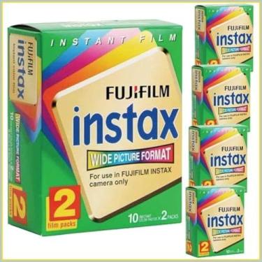 Imagem de Película instantânea FujiFilm Instax Wide Picture Format, 10 exposições (pacote com 5 pacotes duplos)