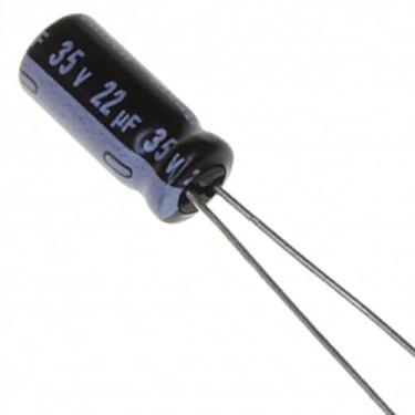 Imagem de Capacitor Eletrolítico 22uF 35V - Kit 10 Peças