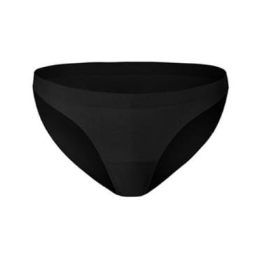 Imagem de Bestgift Fato de mergulho feminino protetor solar secagem rápida maiô de manga comprida terno de surf cuecas pretas GG