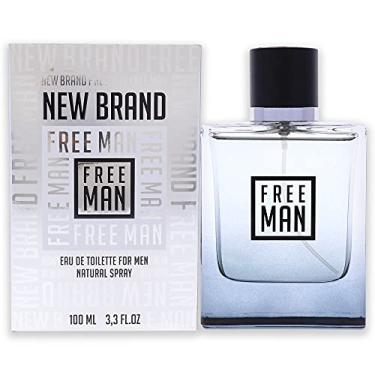 Imagem de New Brand Spray masculino Free Man EDT Spray 100 ml