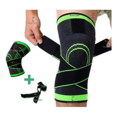 Imagem de Joelheira Cintas Cruzadas Articulada Bodybuilder Crossfit