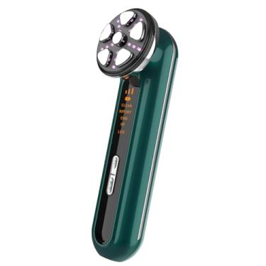 Imagem de Dispositivo de beleza reafirmante RF facial, dispositivo facial antirrugas, 4 tipos de terapia de luz, comutação de 4 modos, vibração de alta frequência, para anti-acne, pele calma, pele rejuvenesci