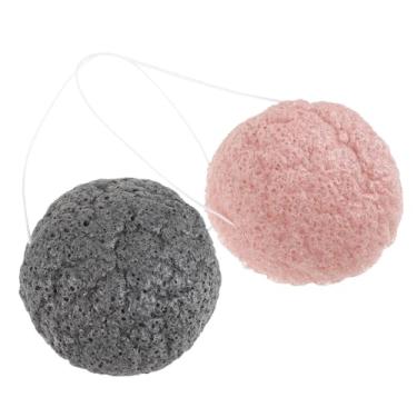 Imagem de DOITOOL 2 Peças Ferramenta de limpeza facial de maquiagem com esponja esfoliante facial esponjas faciais esponja de banho sopro de pó ferramentas de cuidados com a pele esponja konjac spa