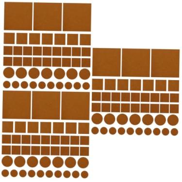 Imagem de DOITOOL 390 Peças almofadas de perna de móveis anti arranhões pinças para móveis almofadas de móveis adesivo antiderrapante de mesa adesivo antiderrapante para móveis quadrado protetor