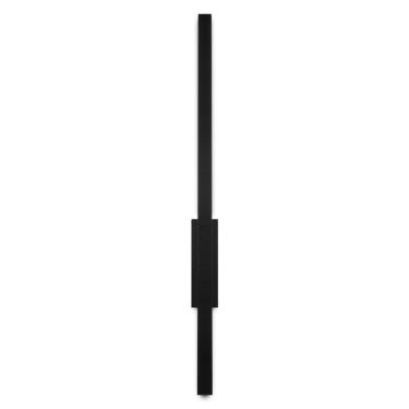 Imagem de 3 Arandelas Traço Frame Linear Reta Led 6w 50cm 3000k-preto