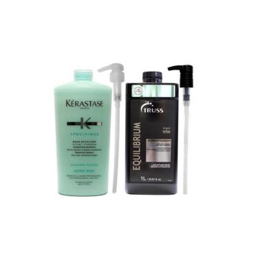 Imagem de Kérastase Specifique Shampoo Divalent 1L + Truss Equilibrium Condicionador - 1L