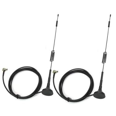 Imagem de Antena magnética externa 10dBi 4G LTE 5G Dual TS9 para Netgear AT&T Nighthawk M6 MR6110 MR6500 M5 MR5100 MR5200 M1 MR1100 Verizon Jetpack 8800L MiFi Hotspots Netgear LB1120 Router, Slinkdsco