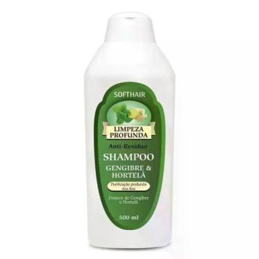 Imagem de Shampoo Limpeza Profunda Gengibre E Hortelã Soft Hair 500ml - Softhair
