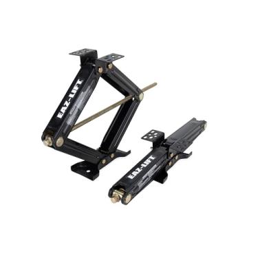 Imagem de Camco Macacos de tesoura para serviço pesado EAZ-Lift de 61 cm - Possui capacidade de carga de 3,4 kg - Construção de aço resistente - Conjunto de 2 (48830)