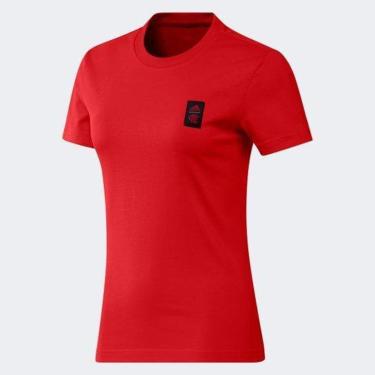 Imagem de Camiseta Estampada CR Flamengo - adidas HA5386-Masculino