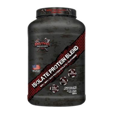Imagem de ISOLATE PROTEIN BLEND 900 G - BRUTHAL SPORTS (CHOCOLATE)-Unissex