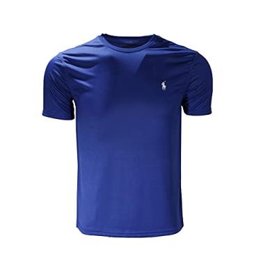 Imagem de Polo Ralph Lauren Camiseta masculina de desempenho verão 2021, Azul, XG