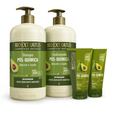 Imagem de Kit Bio Pós Quimica Shampoo Condicionador 1L + Finalizador