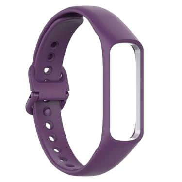 Imagem de Pulseira Silicone Borracha Para Galaxy Fit 2 Fit2 Sm-r220 DM ACESSÓRIOS (ROXO)