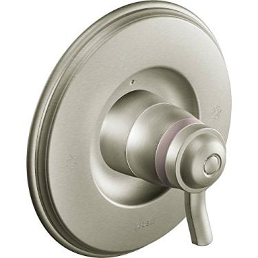 Imagem de Acabamento termostático para chuveiro Moen TS3760BN Rothbury ExactTemp, níquel escovado