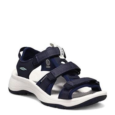 Imagem de KEEN Sandálias femininas Astoria West Open Toe, Blue Nights/Black Iris, 39
