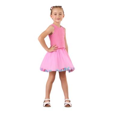 Imagem de CONJUNTO INFANTIL MON SUCRÉ ROSA SAIA TULE BALLET 8025232-Feminino