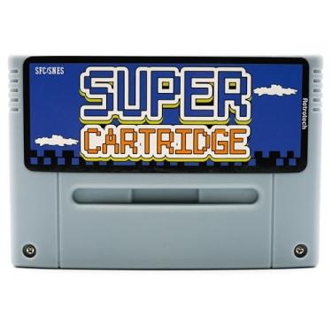 Imagem de Retrotech Super 1000 In 1 Game Cartridge for SNES Super Nintendo 16 Bit Game Console - Gray