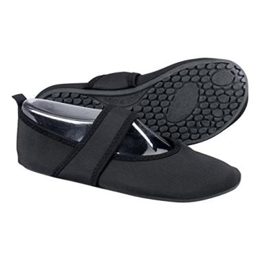 Imagem de Nufoot Futsole feminina, melhores sapatilhas macias, esportes dobráveis e flexíveis, exercícios, ioga ou viagem, sapatos de dança, rosa, grande