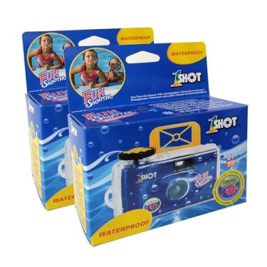 Imagem de Filme descartável de 35 mm, câmera fotográfica à prova d'água, à prova d'água, 400 exposições ASA/ISO 27, pacote com 2