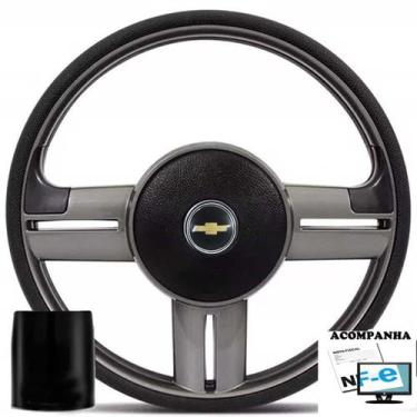 Imagem de Volante Esportivo Corsa Joy Max Premium Astra Vectra 99 Em Diante Sem 