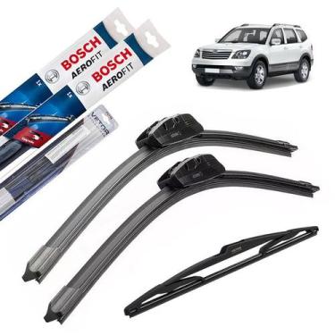 Imagem de Limpador Parabrisa Kia Mohave 2013 2014 2015 2016 + Traseira - Bosch -