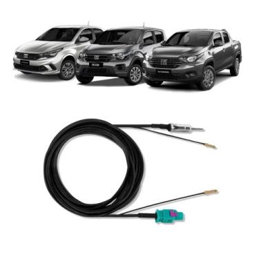 Imagem de Extensão Antena Fakra X Plug Din 3,8m Strada Mobi Argo 20 23 - ANTICO