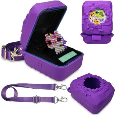 Imagem de JCHPINE Silicone Cover Case for Bitzee Magicals Interactive Toy Digital Pet and Case, Protective Skin Sleeve for Bitzee Magicals Virtual Electronic Pets Accessories (Purple)