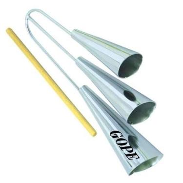 Imagem de Agogo Gope Triplo Cromado