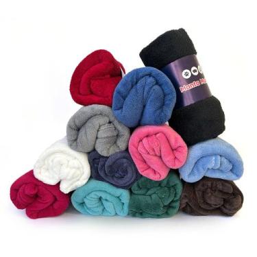 Imagem de Manta mantinha soft de cachorro ou gato ante frio queima de estoque 01