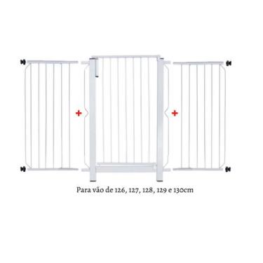 Imagem de Grade para Porta Segurança e Proteção de Bebes e Pets, vãos de 126cm 1