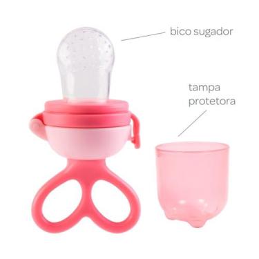 Imagem de Porta Frutinha Sugador Silicone - 6156 - Buba, Rosa